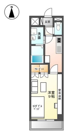 石津川駅 徒歩4分 2階の物件間取画像